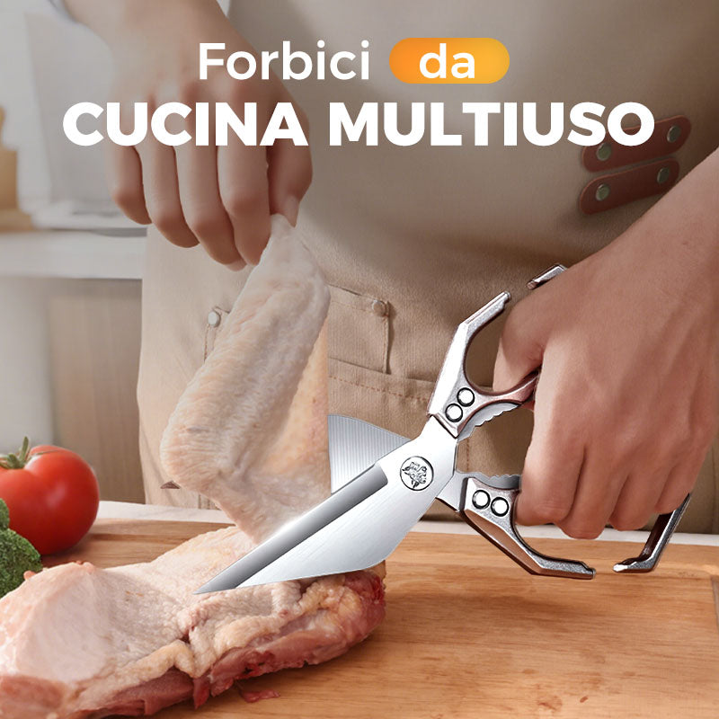 Ingco FORBICE MULTIFUNZIONE CUCINA forbici da cucina Apribottiglie Apriscatole e