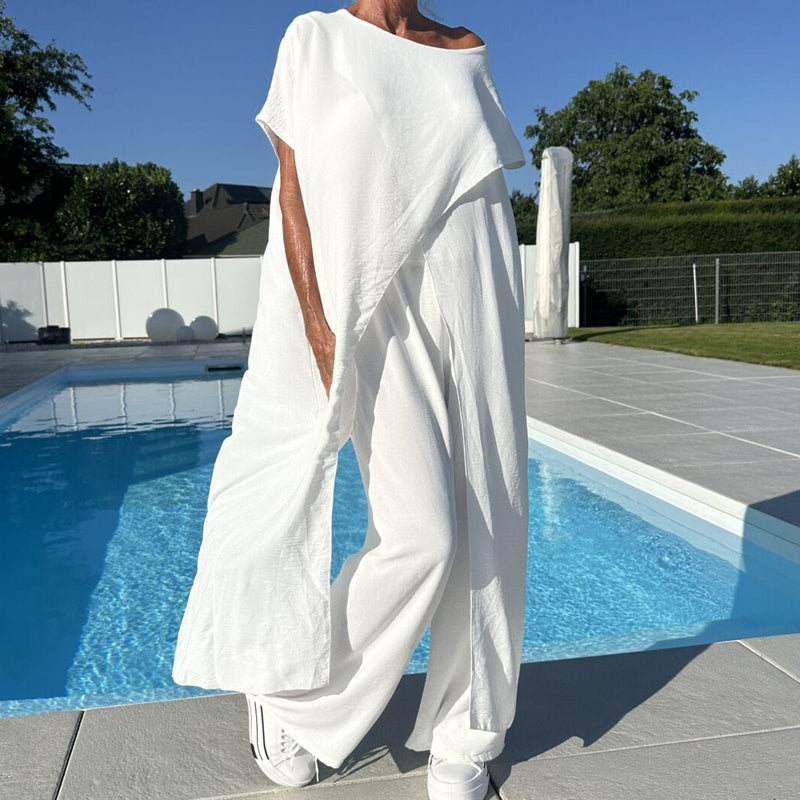 Set Di Scrubs Unisex Con Top E Pantaloni, Abbigliamento Medico Da - Foto 8