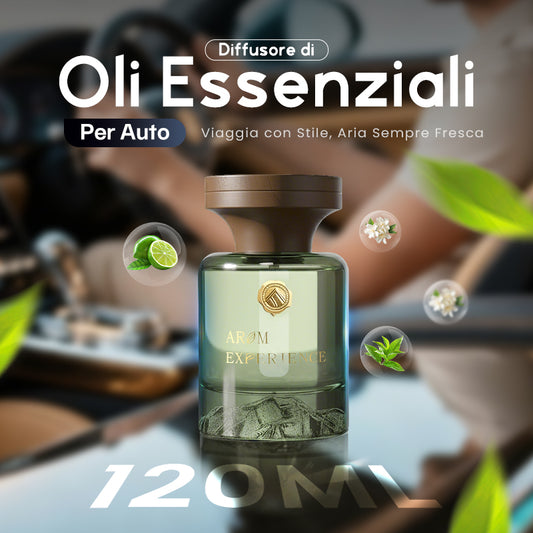 Diffusore di Oli Essenziali Botanici per Auto