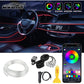 ✨ Striscia luminosa interna per auto – Dì Addio all'abitacolo spento e monotono! 🚫 Facile installazione, tanti colori, diverse lunghezze, compatibile con quasi tutte le auto 🚗