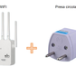 🎁Ultimo giorno: sconto del 50%! 🔥 Amplificatore Wi-Fi 2025 – 1200 Mbit/s, dual band (5 GHz / 2,4 GHz) 📶 Amplificazione massima del segnale – connessione stabile in tutta la casa!