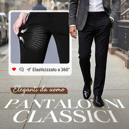 （ACQUISTA 2 SPEDIZIONE GRATUITA）Fliwos Slimastrouser PANTALONI CLASSICI DA UOMO AD ALTA ELASTICITÀ