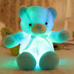 Orsacchiotto Peluche Luminoso con Luce LED Multicolore, Pupazzo Morbido per Bambini
