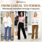 ✨Offerta a Tempo Limitato💥Pantaloni Casual Donna a Vita Alta Elasticizzati