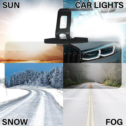 Visiera Auto Antiriflesso - Protezione Antiabbagliante da Sole e Neve