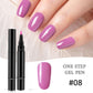 💅Offerta a tempo limitato compra 1 ricevi 1 gratis ✨Penna per unghie gel in un solo passaggio | Smalto UV 3-in-1 senza topcoat | Pennello per manicure fai-da-te a lunga durata con punta di precisione🎨