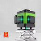 📐✨ Livella Laser 4D 360° a 12 Linee! Autolivellamento e Modalità Inclinazione per Scale e Angoli 🔋 – Batteria a Lunghissima Durata e Corpo Antiurto IP54.