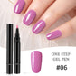 💅Offerta a tempo limitato compra 1 ricevi 1 gratis ✨Penna per unghie gel in un solo passaggio | Smalto UV 3-in-1 senza topcoat | Pennello per manicure fai-da-te a lunga durata con punta di precisione🎨