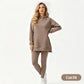 Completo alla Moda da Donna in 2 Pezzi: Felpa con Cappuccio e Pantaloni
