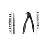 ✂️ ACQUISTA 3, OTTIENI 1 GRATIS! ✂️ Tagliaunghie Curvo Nero – Ergonomico, Facile da Usare & Perfetto per Anziani ✨