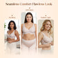 💕 Jelly Wireless Reggiseni comodi senza ferretto per donna Reggiseno push-up Reggiseni senza cuciture Reggiseni con scollo a V profondo Reggiseni per tutti i giorni