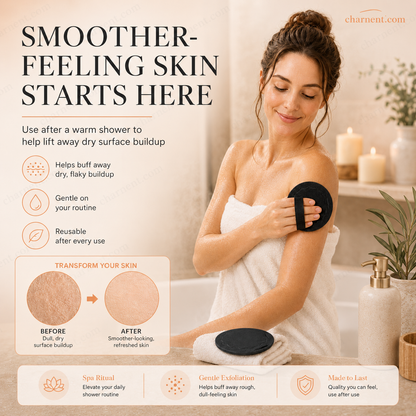 🧖‍♀️Spugnette esfolianti per il bagno – Esfoliano delicatamente, sbloccano i pori e rivelano una pelle più luminosa. Gomma resistente, facile da risciacquare. ✨🛀