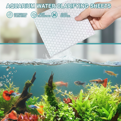 Fogli chiarificanti per l'acqua dell'acquario