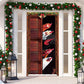 Copertura per porta decorazione natalizia
