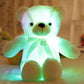 Orsacchiotto Peluche Luminoso con Luce LED Multicolore, Pupazzo Morbido per Bambini
