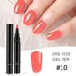 💅Offerta a tempo limitato compra 1 ricevi 1 gratis ✨Penna per unghie gel in un solo passaggio | Smalto UV 3-in-1 senza topcoat | Pennello per manicure fai-da-te a lunga durata con punta di precisione🎨