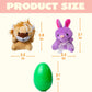 🎁🐰 -50% di sconto! 12/24/36 Uova di Pasqua pre-riempite con peluche – Sorprendi i più piccoli con uova colorate piene di adorabili mini animali