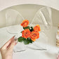 Vaso decorativo trasparente a forma di farfalla