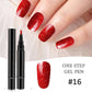 💅Offerta a tempo limitato compra 1 ricevi 1 gratis ✨Penna per unghie gel in un solo passaggio | Smalto UV 3-in-1 senza topcoat | Pennello per manicure fai-da-te a lunga durata con punta di precisione🎨