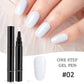 💅Offerta a tempo limitato compra 1 ricevi 1 gratis ✨Penna per unghie gel in un solo passaggio | Smalto UV 3-in-1 senza topcoat | Pennello per manicure fai-da-te a lunga durata con punta di precisione🎨