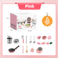 🎁Mini Cucina Giocattolo per la Vera Cucina dei Bambini - Set da 22 PZ