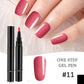 💅Offerta a tempo limitato compra 1 ricevi 1 gratis ✨Penna per unghie gel in un solo passaggio | Smalto UV 3-in-1 senza topcoat | Pennello per manicure fai-da-te a lunga durata con punta di precisione🎨