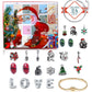 Set Bracciali Calendario dell'Avvento di Natale Fai da Te: Conto alla Rovescia di 24 Giorni