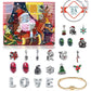 Set Bracciali Calendario dell'Avvento di Natale Fai da Te: Conto alla Rovescia di 24 Giorni
