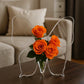Vaso decorativo trasparente a forma di farfalla