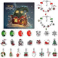 Set Bracciali Calendario dell'Avvento di Natale Fai da Te: Conto alla Rovescia di 24 Giorni