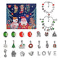 Set Bracciali Calendario dell'Avvento di Natale Fai da Te: Conto alla Rovescia di 24 Giorni