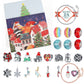 Set Bracciali Calendario dell'Avvento di Natale Fai da Te: Conto alla Rovescia di 24 Giorni