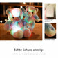 Orsacchiotto Peluche Luminoso con Luce LED Multicolore, Pupazzo Morbido per Bambini