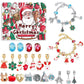 Set Bracciali Calendario dell'Avvento di Natale Fai da Te: Conto alla Rovescia di 24 Giorni