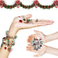 Set Bracciali Calendario dell'Avvento di Natale Fai da Te: Conto alla Rovescia di 24 Giorni