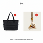 Borsa Tote Leggera da Donna, Elegante e Capiente