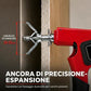 🔧Pistola per inserti rivettati per tasselli per pareti cave M3-M8 – Acciaio al carbonio forgiato, fissaggi robusti resi semplici 🏠