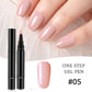 💅Offerta a tempo limitato compra 1 ricevi 1 gratis ✨Penna per unghie gel in un solo passaggio | Smalto UV 3-in-1 senza topcoat | Pennello per manicure fai-da-te a lunga durata con punta di precisione🎨