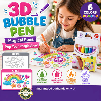 💥ULTIMO GIORNO: COMPRA 1 E RICEVI 1 GRATIS!!🎁🔮Penna Magica – Disegna in 3D con un solo tratto!🎄 Penne da disegno fai-da-te Bubble Popcorn e Compra 3, Paghi 2 🔥