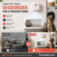 🔥50% DI SCONTO PER UN TEMPO LIMITATO! 🌬️ Dì addio ai cattivi odori! Eliminatore di odori intelligente e silenzioso per animali domestici 🐾