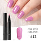 💅Offerta a tempo limitato compra 1 ricevi 1 gratis ✨Penna per unghie gel in un solo passaggio | Smalto UV 3-in-1 senza topcoat | Pennello per manicure fai-da-te a lunga durata con punta di precisione🎨