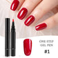 💅Offerta a tempo limitato compra 1 ricevi 1 gratis ✨Penna per unghie gel in un solo passaggio | Smalto UV 3-in-1 senza topcoat | Pennello per manicure fai-da-te a lunga durata con punta di precisione🎨
