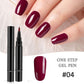💅Offerta a tempo limitato compra 1 ricevi 1 gratis ✨Penna per unghie gel in un solo passaggio | Smalto UV 3-in-1 senza topcoat | Pennello per manicure fai-da-te a lunga durata con punta di precisione🎨