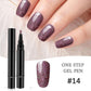 💅Offerta a tempo limitato compra 1 ricevi 1 gratis ✨Penna per unghie gel in un solo passaggio | Smalto UV 3-in-1 senza topcoat | Pennello per manicure fai-da-te a lunga durata con punta di precisione🎨