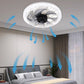 💨🌀 Ventilatore 2 in 1 con luce regolabile e telecomando – silenzioso 🔇💡