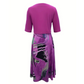 Completo elegante da donna in due pezzi: cardigan corto leggero e abito senza maniche