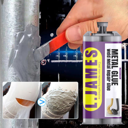 🚗💨 SCONTO DEL 50%! Colla per riparazioni metalliche Weld – Ripara tubi di scarico, tubi metallici e altro ancora. Indurisce a temperatura ambiente: una volta indurita, si può carteggiare, forare e verniciare! 🌟💪