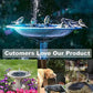 ✨Fontana galleggiante a energia solare, ideale per irrigatori da giardino in miniatura, giardini rocciosi e laghetti all'aperto✨