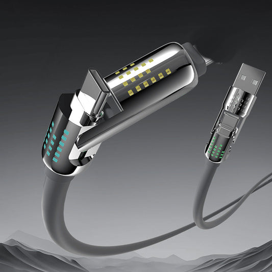 Cavo dati con ricarica rapida 4 in 1 con luce pulsante