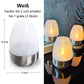 🕯️Candeline a energia solare per esterni, senza fiamma, con effetto tremolante, lampada da tavolo a LED impermeabile IP65 con sensore crepuscolare